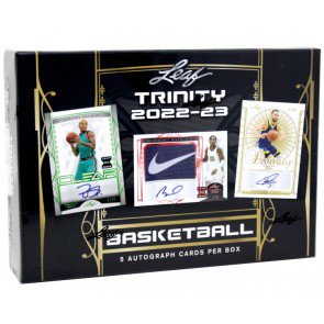 2022/23 Leaf Trinity Basketball Hobby 10 Box Case