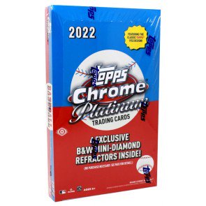 2022 Topps Chrome Platinum Anniversary Baseball LITE 16 Box Case