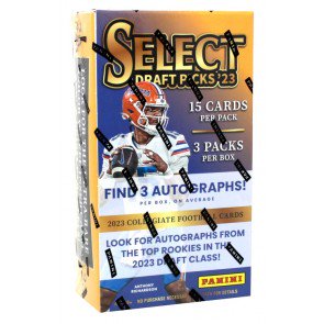 2023 Panini Select Draft Picks Football Hobby 12 Box Case