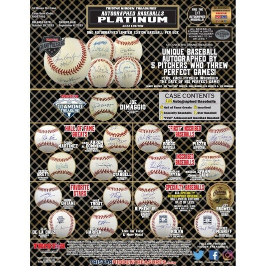 2023 Tristar Hidden Treasures Platinum Series Baseball Box